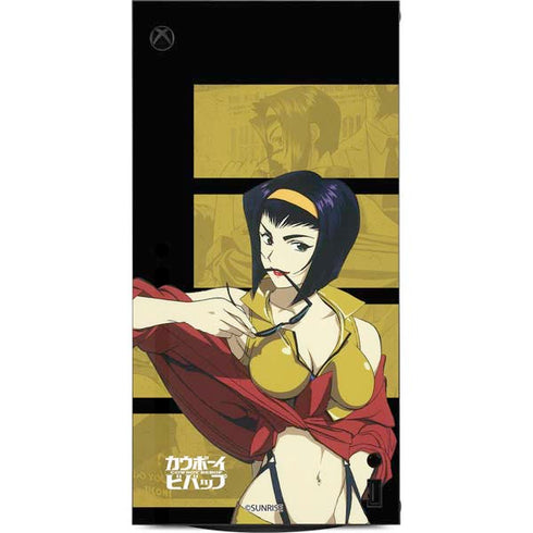Cowboy Bebop Faye XBox Series X Digital Edition Console Skin